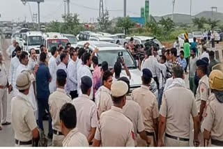 Delegation of Haryana Congress stopped from entering affected villages in Nuh