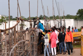 BJP Protest For Non Standard Fertilizers