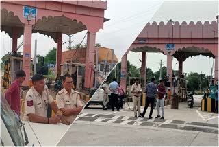 Vandalism on Toll Plaza