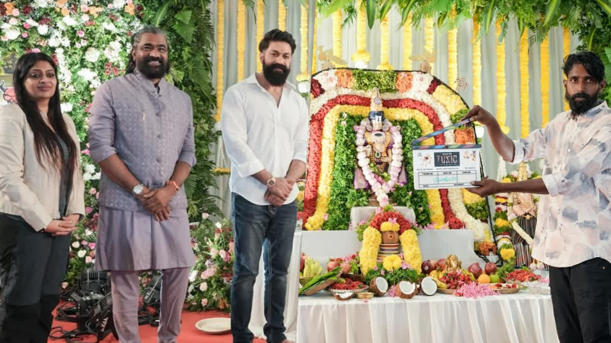 Light Man Gives Muhurat Clap as 'Journey Begins' for Yash Starrer Toxic; Pictures Inside