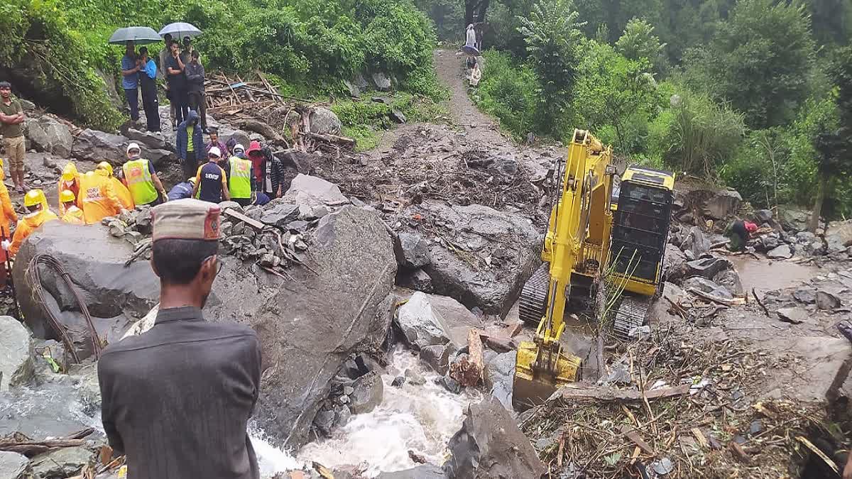 मंडी के राजबन गांव में सर्च ऑपरेशन