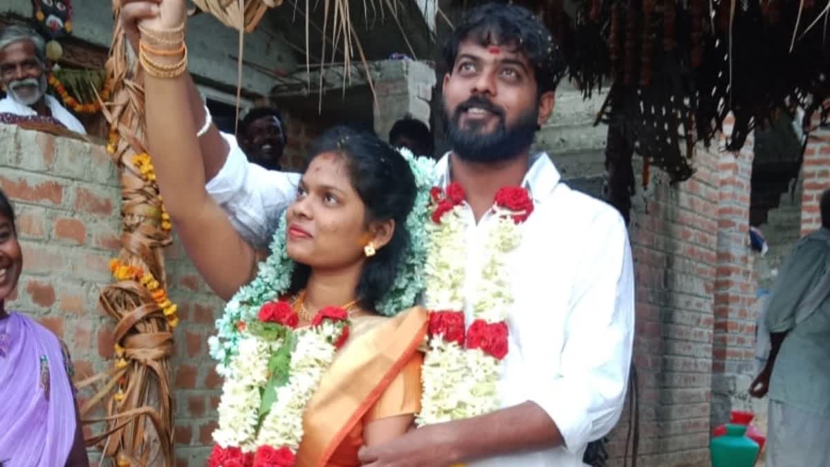 HUSBAND COMMITTED SUICIDE BY KILLING HIS WIFE ON THE WEDDING DAY IN KOLAR