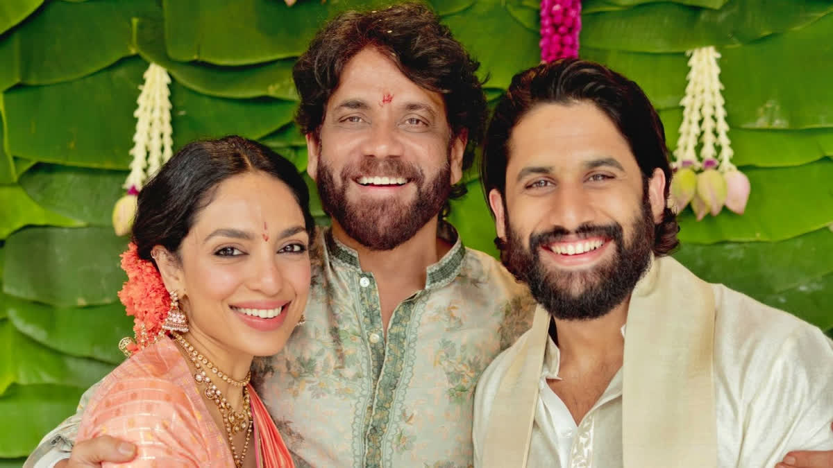 Naga Chaitanya-Sobhita Dhulipala Engaged, Nagarjuna Shares First Picture From Inmate Ceremony, Wishes Couple 'Lifetime Of Love'