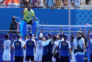 The Indian men's hockey team bagged the bronze medal by beating Spain 2-1 at the Paris Olympics 2024 and paid tribute to goalkeeper PR Sreejesh who was played his last match at the international level on Thursday.