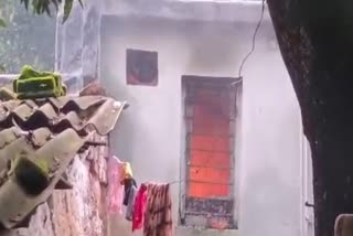 Manendragarh Chirmiri Bharatpur Gas cylinder fire