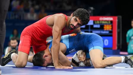 Paris Olympics 2024 Aman Sehrawat loses in mens freestyle 57kg wrestling semifinal