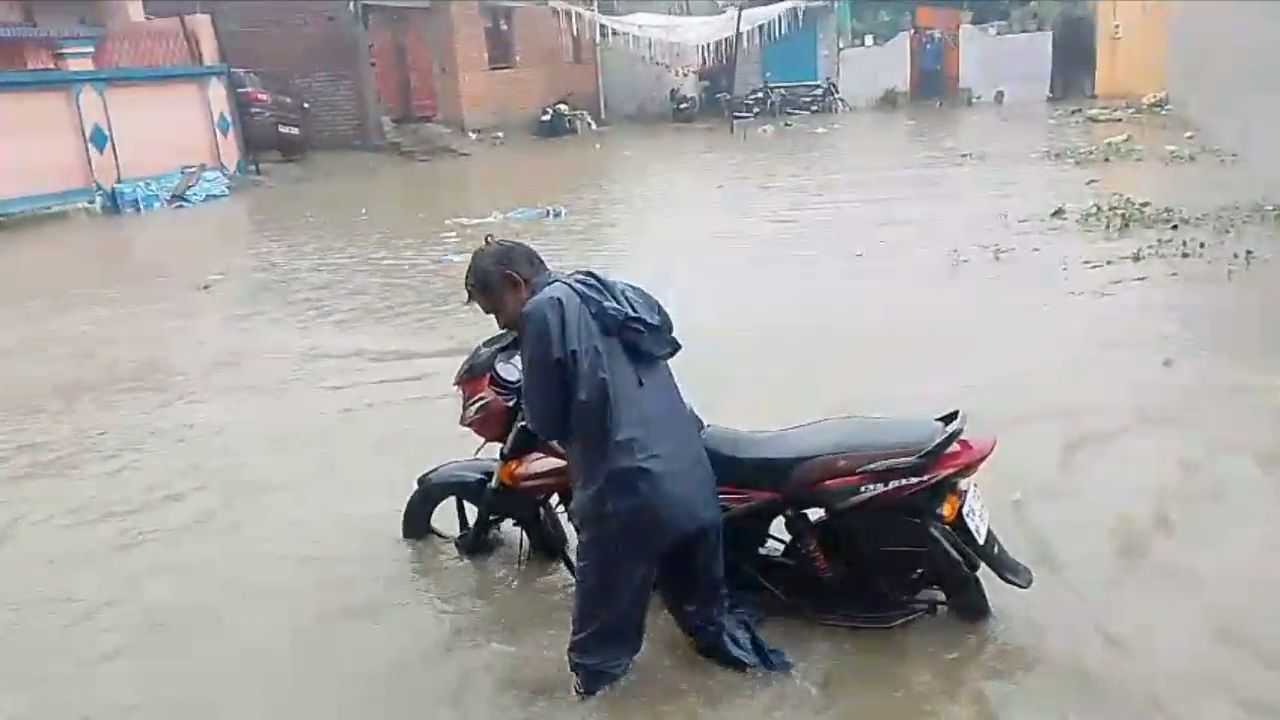 heavy rains in Korba