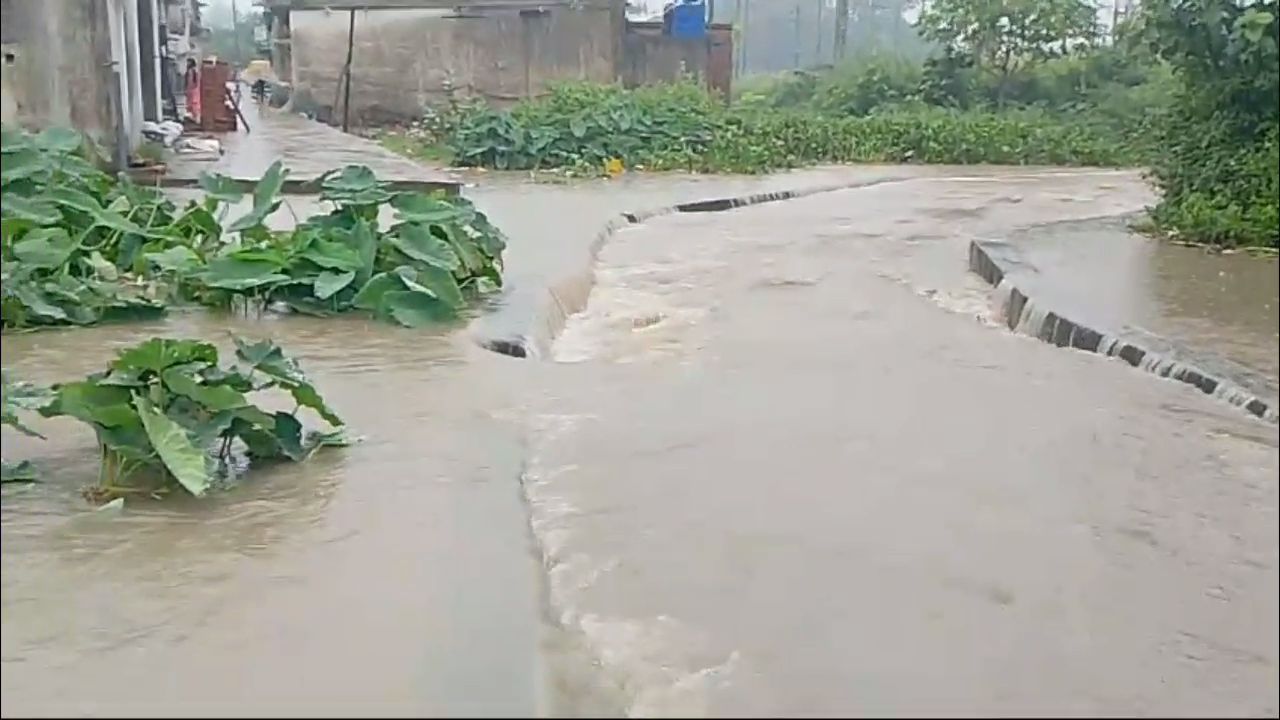 heavy rains in Korba