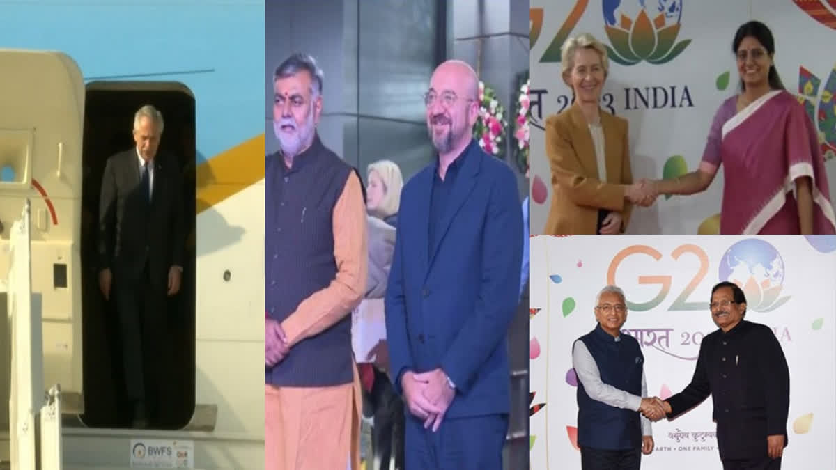 Dignitaries from around the world arrive in New Delhi for G20 Summit