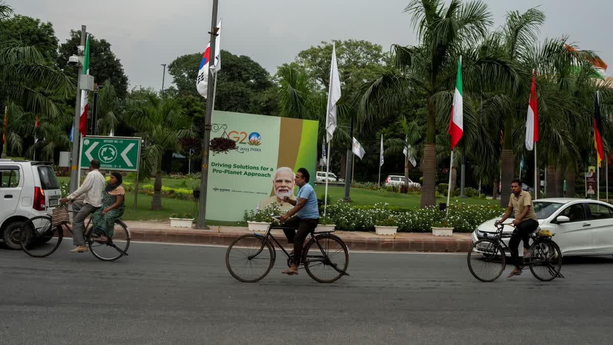 Amid leaders of the Group of 20 leading rich and developing countries gathering in New Delhi this weekend for their annual summit, it will be difficult to find common ground. The global ramifications of Russia's war on Ukraine will pose a greater challenge for meaningful agreement at the Group of 20 meeting this year. Prime Minister Narendra Modi, host of this year's summit, has pledged not to let Ukraine overshadow the needs of the mostly developing nations in the so-called " Global South," but many of those issues are closely affected by the war.