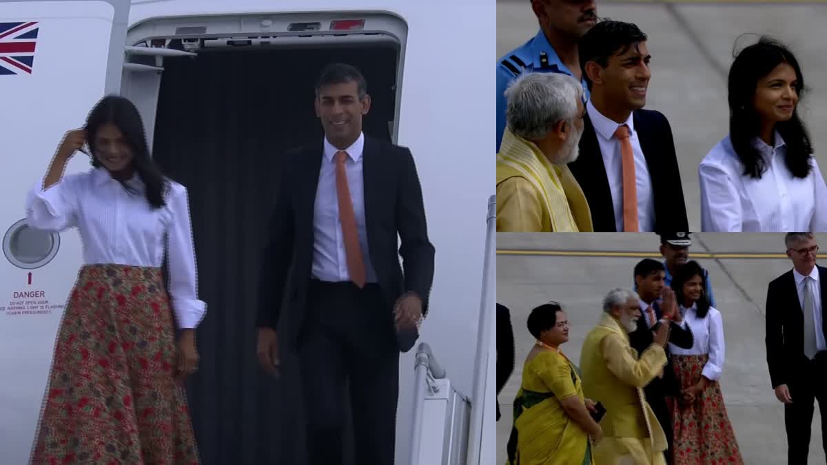 g20-summit-uk-pm-rishi-sunak-his-wife-arrive-in-india