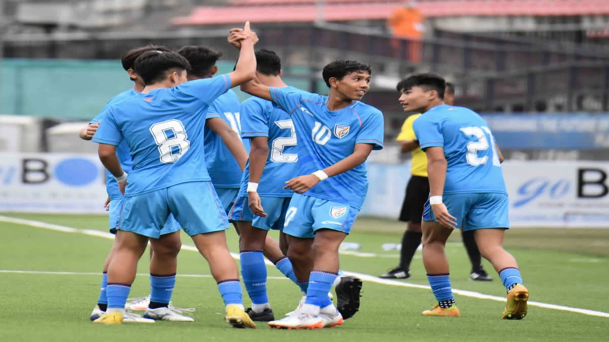 india U16 football team