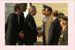 Argentina President arrives in Delhi