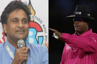 Nitin Menon  Javagal Srinath  ODI World Cup 2023  ODI World Cup 2023 match officials list  ഏകദിന ലോകകപ്പ് 2023  ഏകദിന ലോകകപ്പ്  ഐസിസി  നിതിൻ മേനോൻ  ജവഗൽ ശ്രീനാഥ്  ഏകദിന ലോകകപ്പ് 2023 അമ്പയര്‍മാര്‍