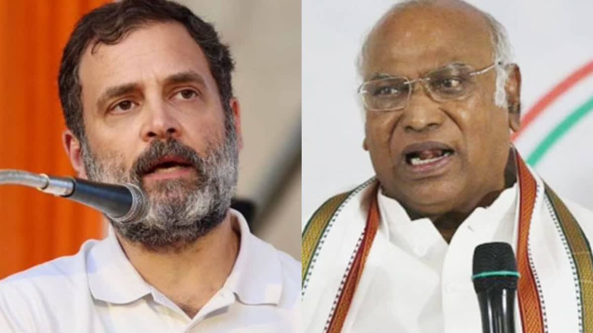 ASSEMBLY POLLS  RAHUL GANDHI MALLIKARJUN KHARGE  ELECTION MANIFEST  HARYANA MAHARASHTRA JHARKHAND JAMMU