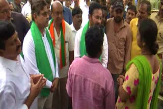 Kishan Reddy Visits Flood Affected Areas in Khammam