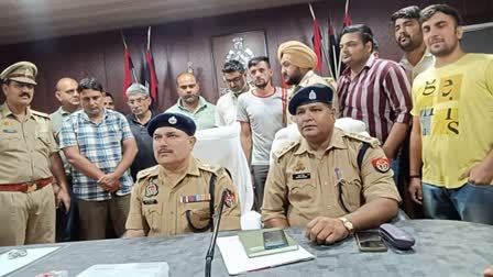 शामली पुलिस ने 6 आरोपी को किया गिरफ्तार