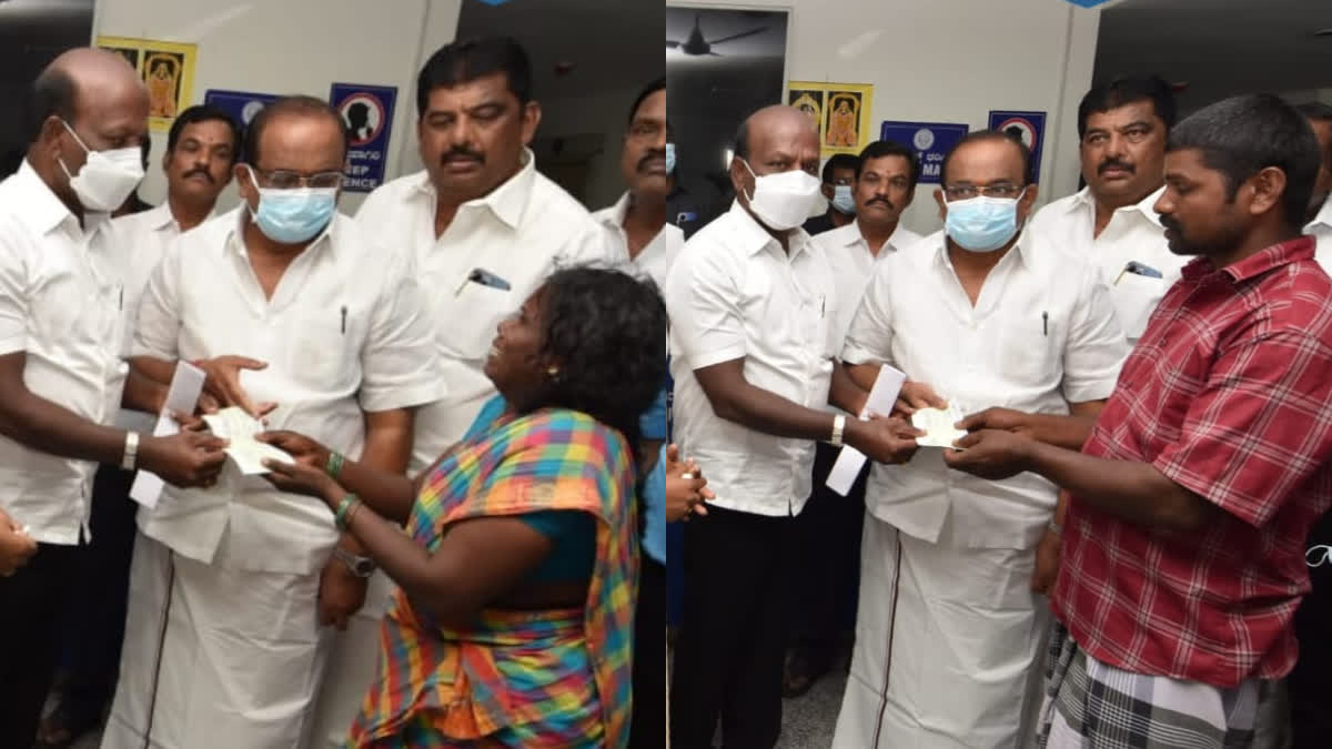 athipalli-blast-accident-minister-ma-subramanian-gave-relief-to-the-bereaved-families