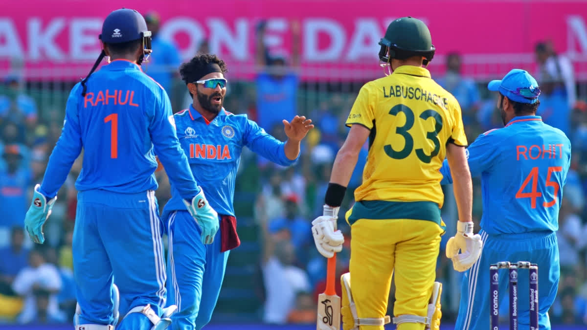 India's spin wizardry proved too hot to handle for Australia on Sunday as they were bundled out for a paltry 199 in the opening clash for both teams in this ICC Men's Cricket World Cup 2023. Later KL Rahul and Virat Kohli shone with the bat, stabilising India's shocker of a start and ensuring a victory for the team.