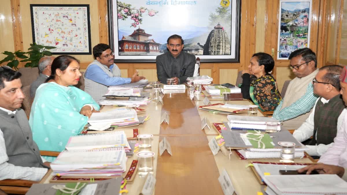 Cm sukhu meeting of Civil Supplies Corporation