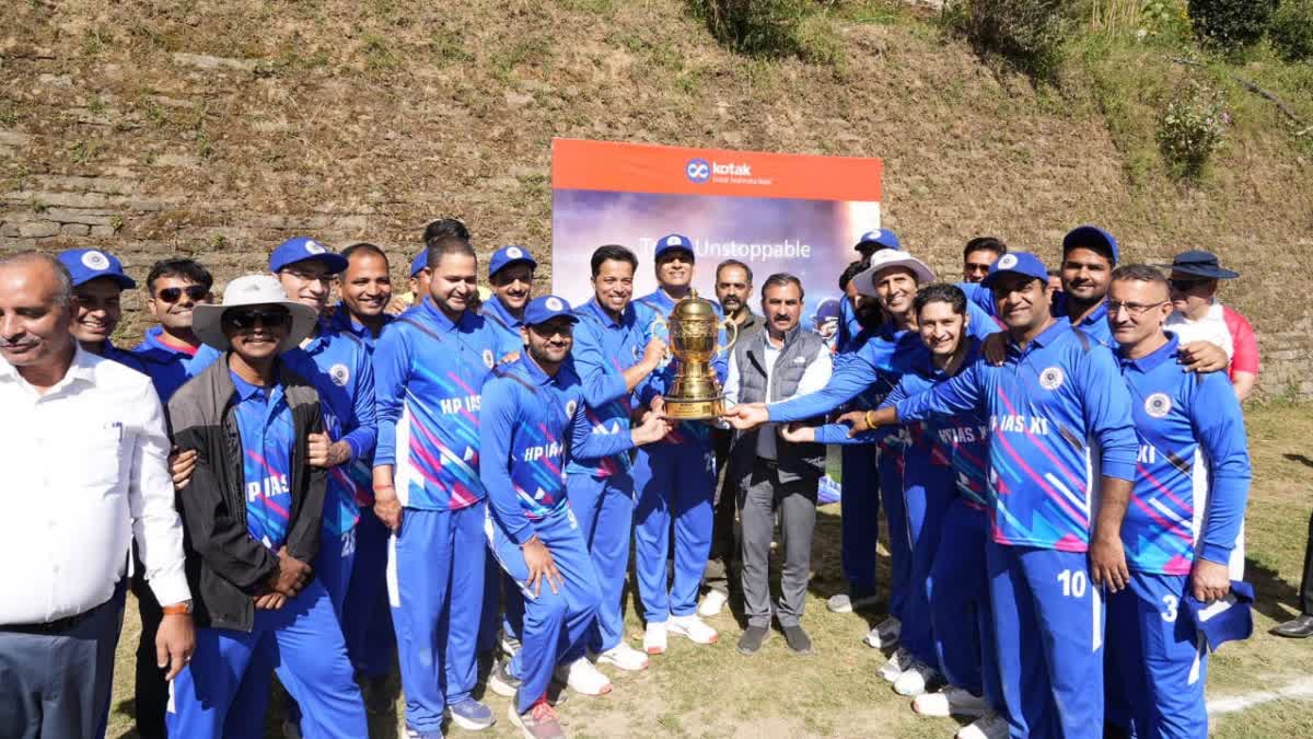 Cricket Match Between IAS And IPS In Shimla