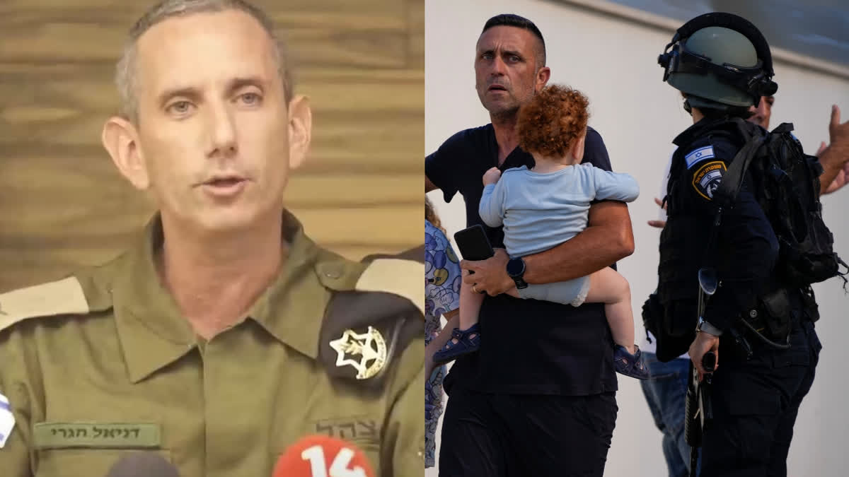 Day after it faced an unprecedented attack leaving at least 600  dead, Israel has called Hamas’s brutal attack a "war crime", a video statement from the Israel Defence Forces’ Spokesperson RAdm. Daniel Hagari revealed on Sunday.