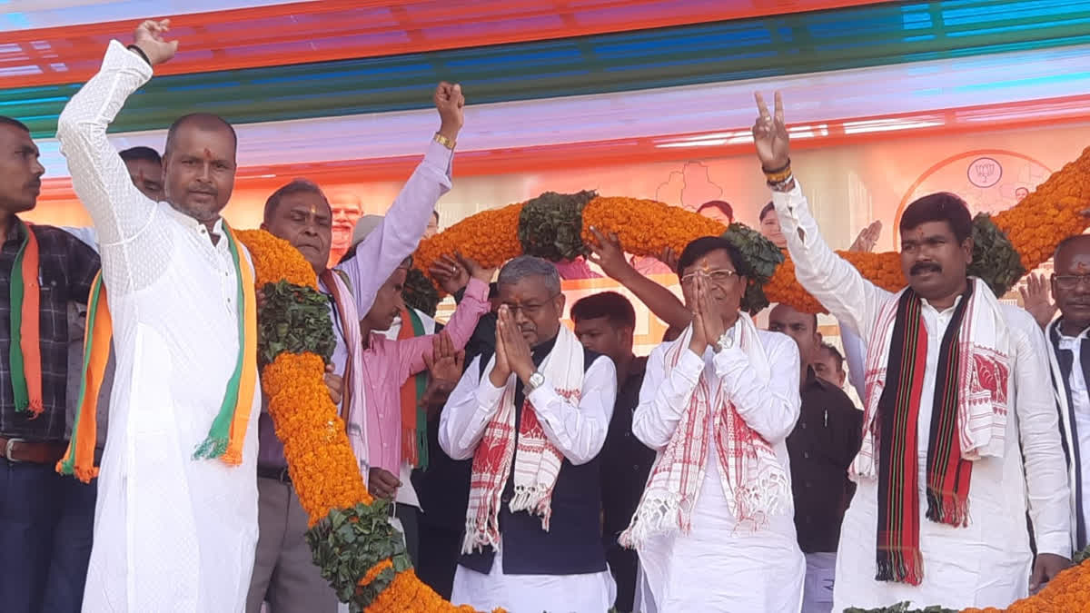 Babulal Marandi held Jan Sankalp Mahasabha in Gumla