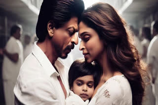 Shah Rukh Khan Deepika Padukone AI generated pics  Shah Rukh Khan AI generated pictures  Deepika Padukone AI generated pictures  Jawan AI generated pictures  Shah Rukh Khan Deepika Padukone with baby Azad  കുഞ്ഞ് ആസാദിനൊപ്പം ഷാരൂഖ്‌ ഖാനും ദീപിക പദുക്കോണും  ജവാനിലെ എഐ ചിത്രങ്ങള്‍ വൈറല്‍  ജവാന്‍  ഷാരൂഖ് ഖാന്‍  ദീപിക പദുക്കോണ്‍  ഷാരൂഖും ദീപികയും  ഷാരൂഖിന്‍റെയും ദീപികയുടെയും എഐ ചിത്രങ്ങള്‍