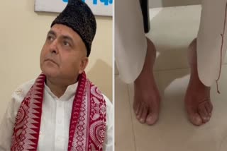 Rajesh Singh Sisodia started barefoot Satyagraha