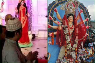 Harmony in troubled times: Hindus, Muslims in no man’s land on Indo-Bangla border set for Durga Puja