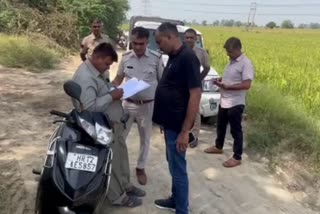 Half burnt body found in Sonipat Kharkhoda