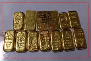 Gold biscuit seized