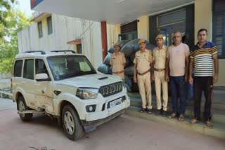 Scorpio loaded with poppy seeds seized in Sirohi
