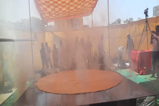 World’s largest Roti made in Rajasthan's Bhilwara