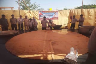 171 Kg Bahubali Roti In Rajasthan Bhilwara District