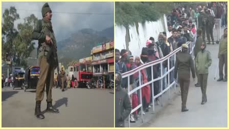 Etv Bharatsecurity-beefed-up-for-navratra-at-mata-vaishno-devi-shrine-in-jammu-katra