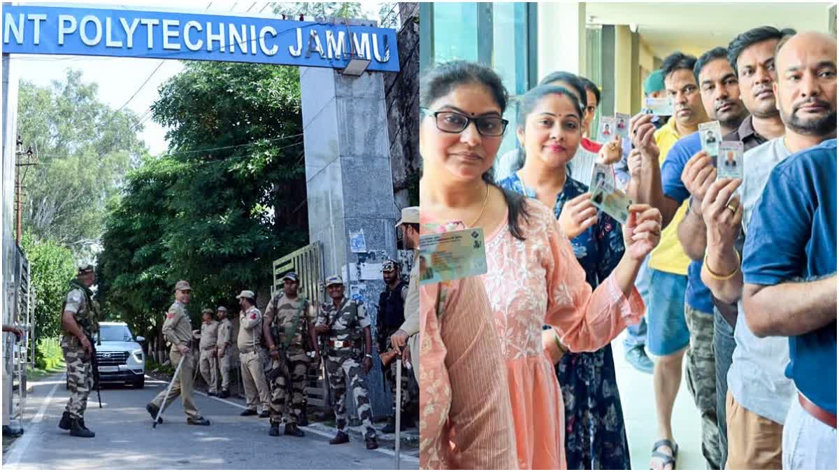 TIGHT SECURITY  COUNTING OF VOTES BEGAN  ASSEMBLY CONSTITUENCIES  J AND K AND HARYANA