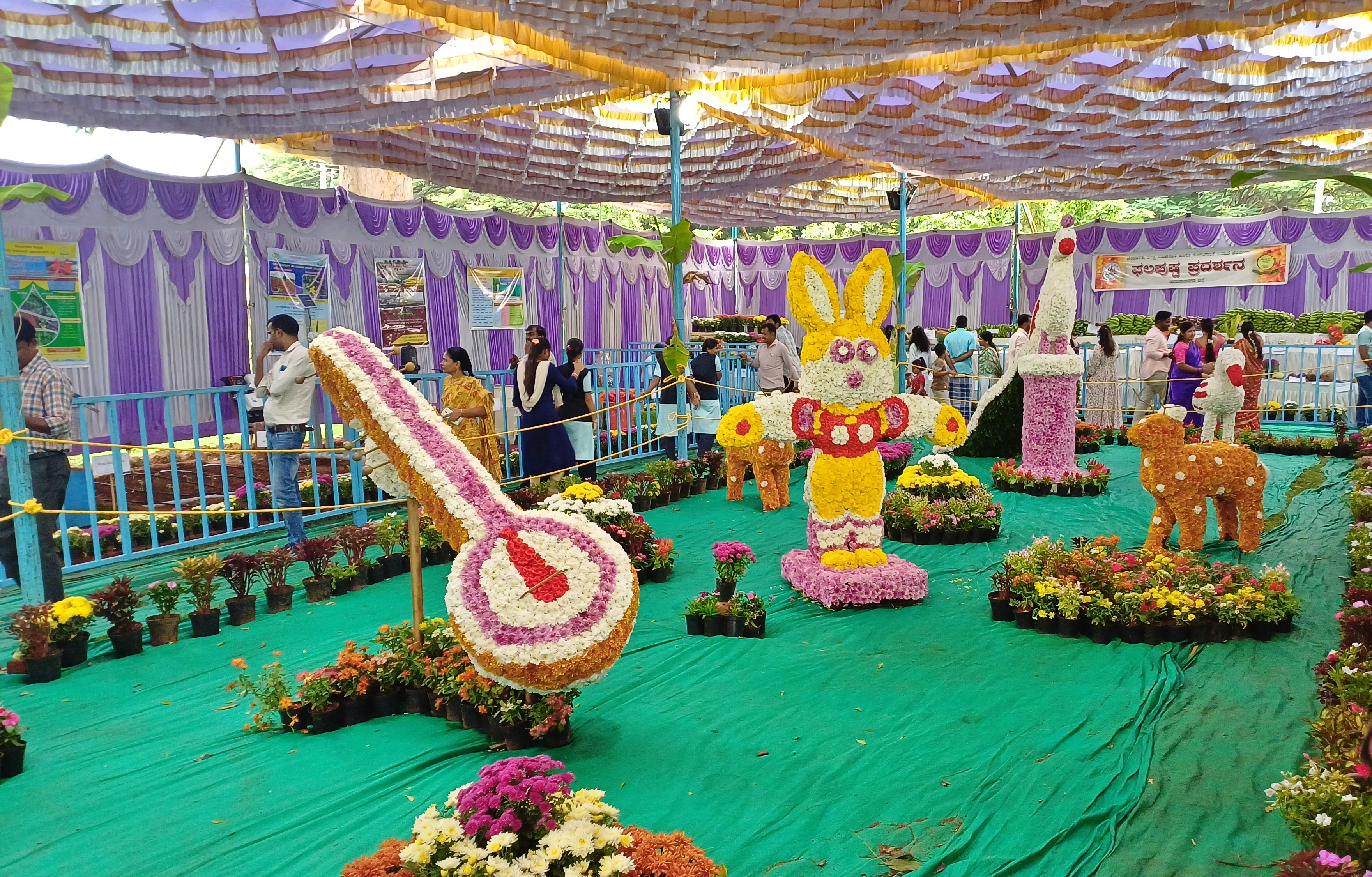 Dasara fruit flower exhibition