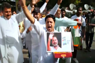 Congress workers attribute their potential success to Rahul Gandhi's initiatives, claiming a strong public connection and criticising the BJP for corruption.