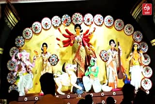 Assamese culture in Durga Puja pandal