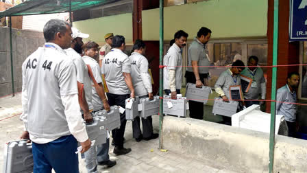 Early vote counting trends show Congress leading in Haryana with 48 seats, while in Jammu Kashmir, the Congress-National Conference alliance is ahead on 39 seats.