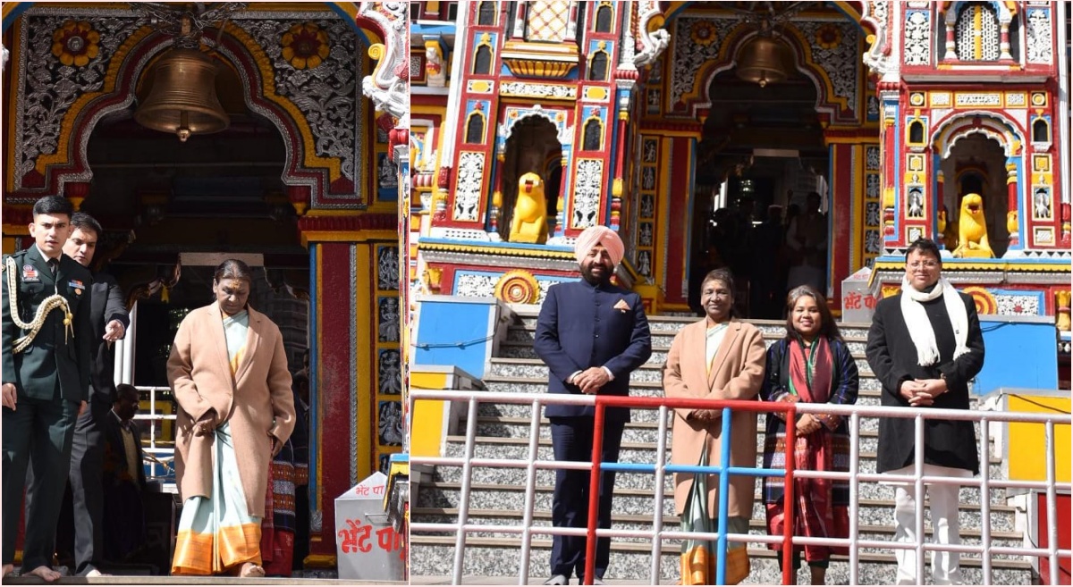 President Droupadi Murmu In Badrinath Dham