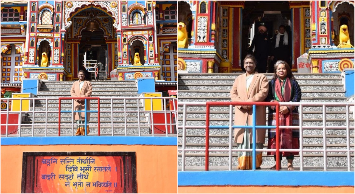 President Droupadi Murmu In Badrinath Dham