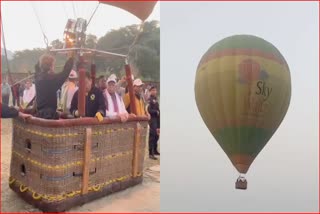 hot air balloon safari tourist destination pinjore