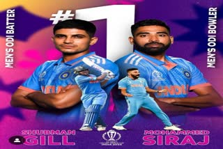 mohammed siraj and shubhman gill