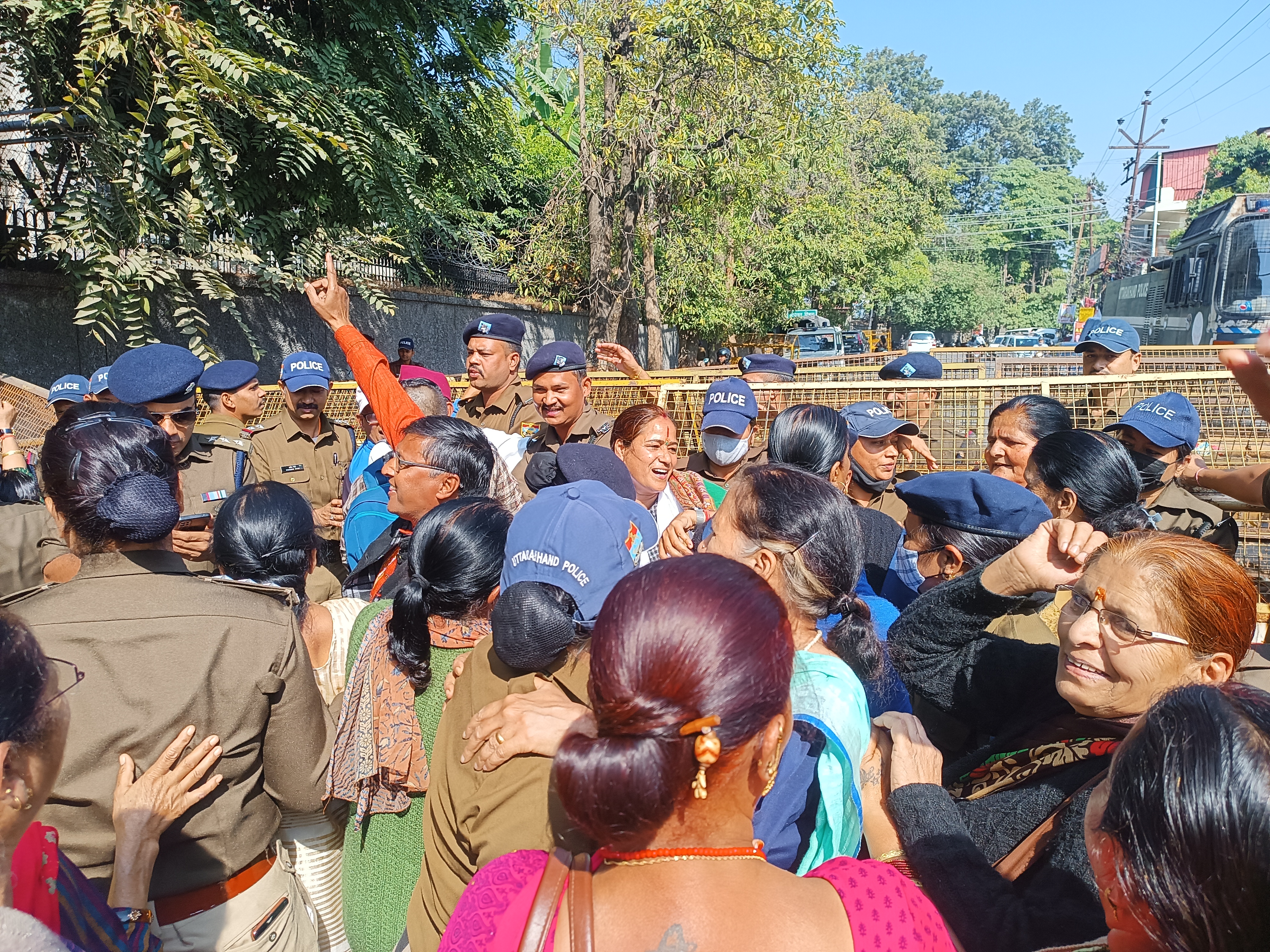 Uttarakhand State Agitators March to Secretariat