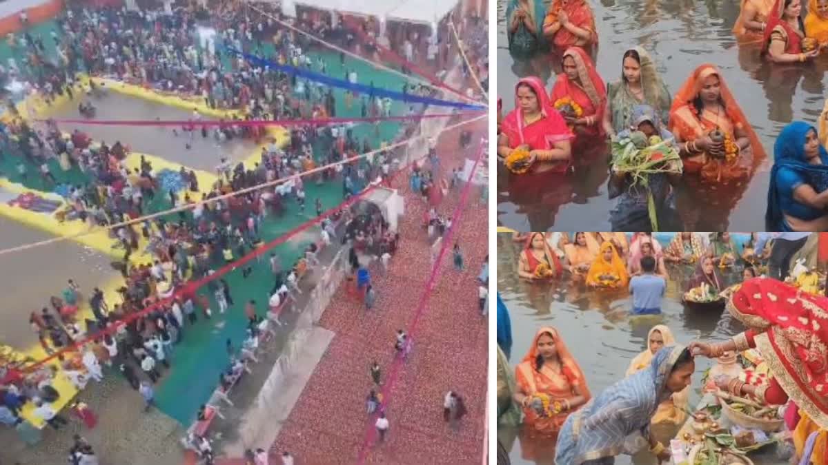 Delhi Police is on alert for the security of Chhath Ghats, drone cameras are also being used to keep an eye