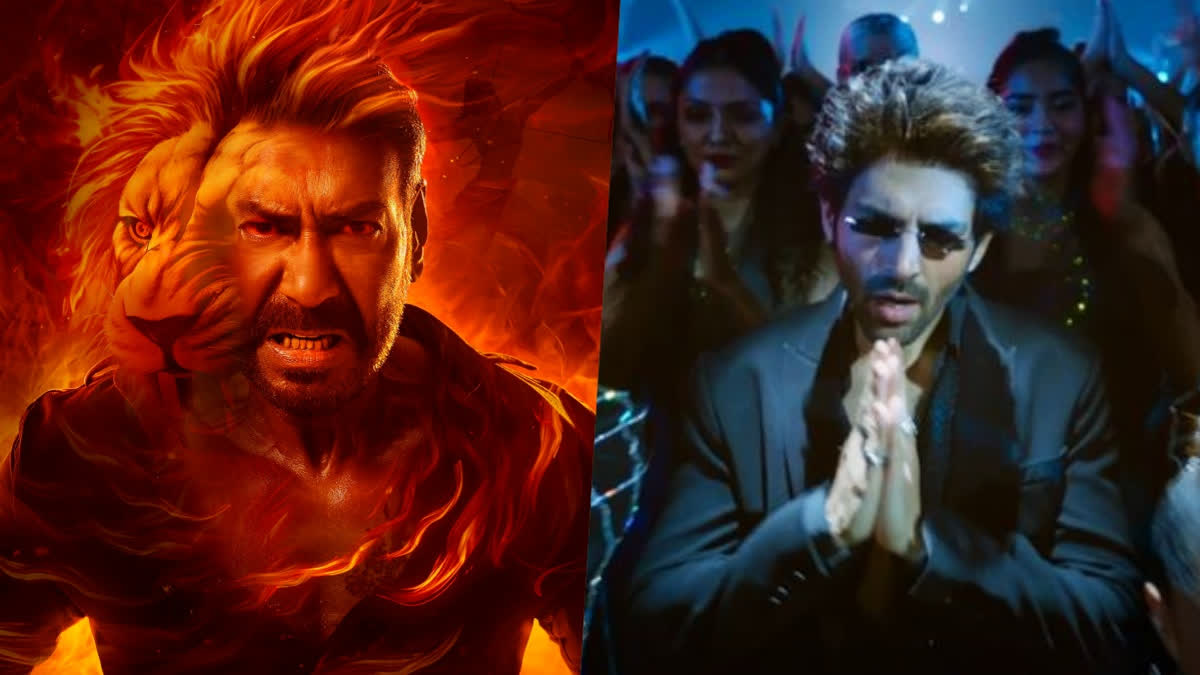 Singham Again Vs Bhool Bhulaiyaa 3 Box Office Day 7: Kartik Aaryan's Film Storms Ahead Ajay Devgn Starrer