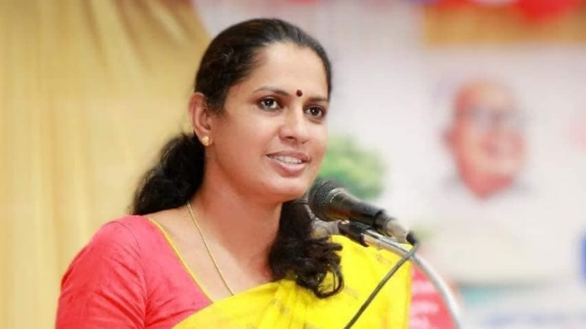 File photo of CPI(M) leader P P Divya