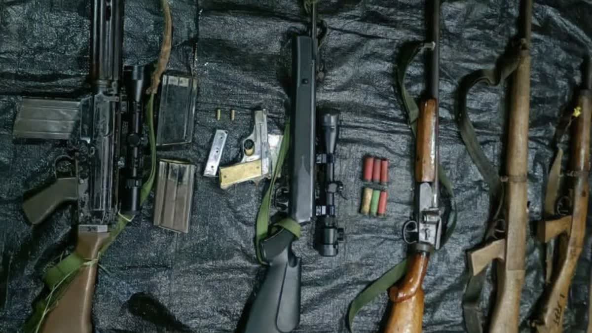 Chhattisgath: Several Naxals Killed In Encounter With Security Personnel and weapons recovered In Bijapur District.